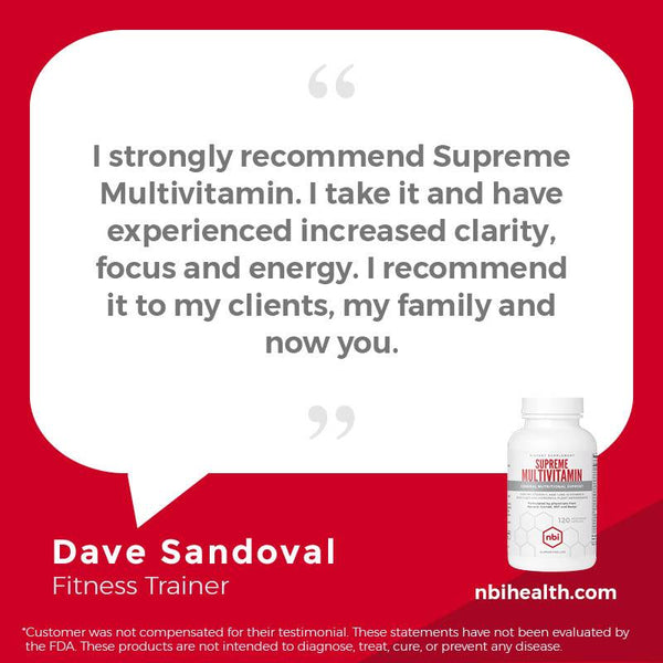 Supreme Multivitamin was created by Dr. Neustadt for his patients when he couldn't find a formula that met his high standards.