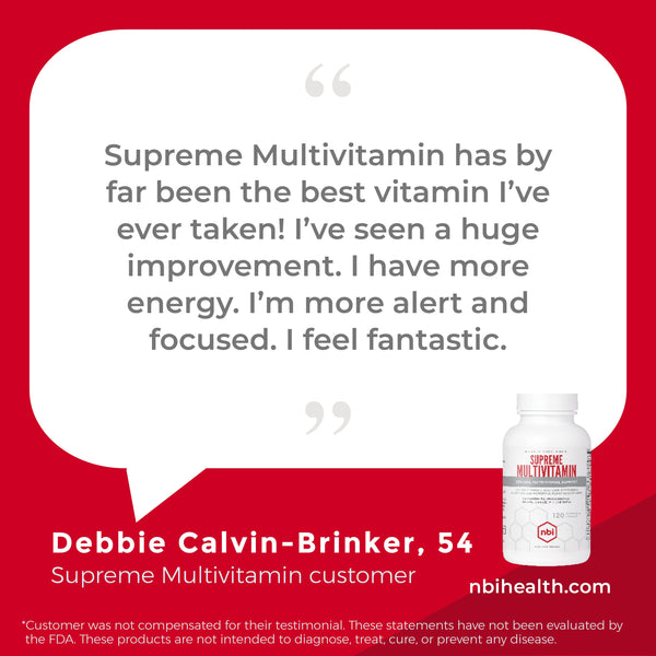 Supreme Multivitamin was created by Dr. Neustadt for his patients when he couldn't find a formula that met his high standards.