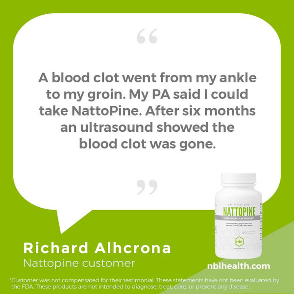 NattoPine contains the highest dose nattokinase from non-GMO (genetically modified organism) fermented soybeans plus pine bark extract for broad-spectrum cardiovascular support. 