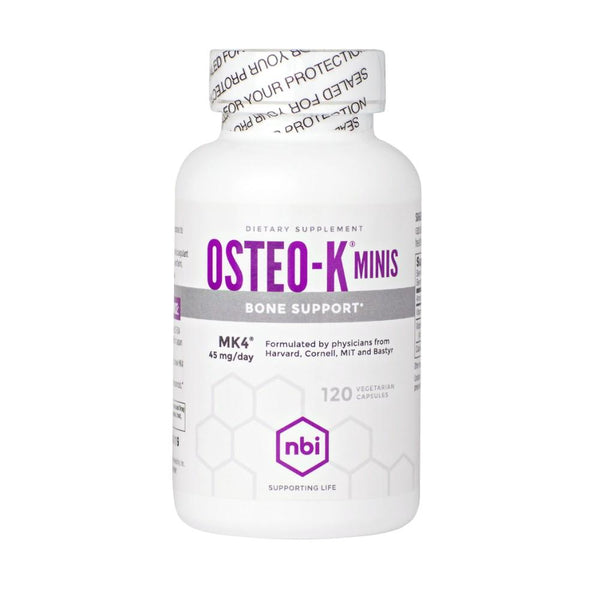 Osteo-K contains a 45 mg of MK4®, also called menaquinone-4 and menatetrenone, calcium and vitamin D. MK4 is a form of natural Vitamin K2. 