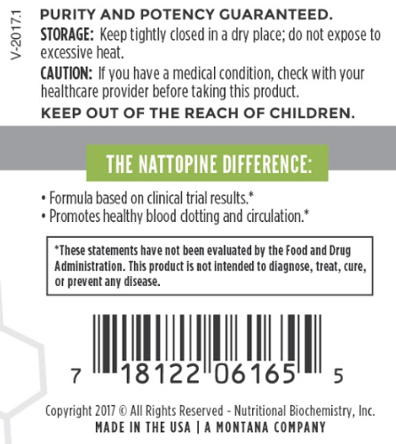 NattoPine contains the highest dose nattokinase from non-GMO (genetically modified organism) fermented soybeans plus pine bark extract for broad-spectrum cardiovascular support. 