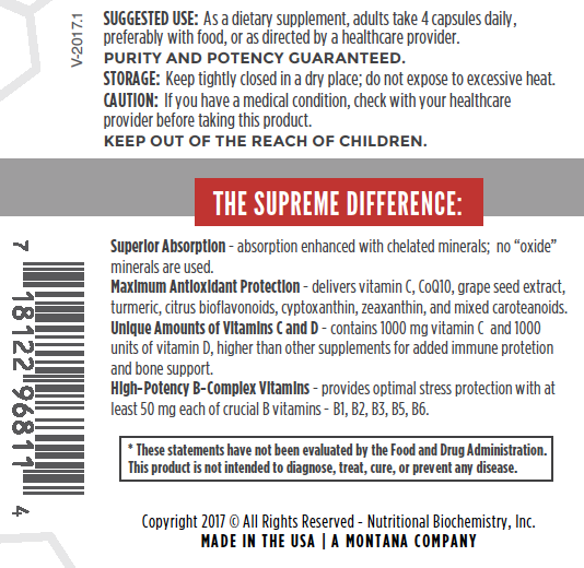 Supreme Multivitamin was created by Dr. Neustadt for his patients when he couldn't find a formula that met his high standards.